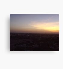 Egypt from The Air Canvas Print