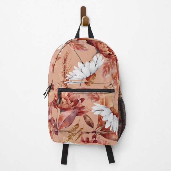 Item preview, Elegant and striking Dahlia Orange Watercolor, with Chrysanthemums and Daisies designed and sold by Orianah.