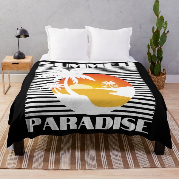 Item preview, Summer Paradise. Summertime, Fun Time. Fun Summer, Beach, Sand, Surf Retro Vintage Design. designed and sold by That Cheeky Tee.