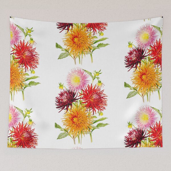 Item preview, Cactus Dahlia Botanical Art designed and sold by MochaMeli.