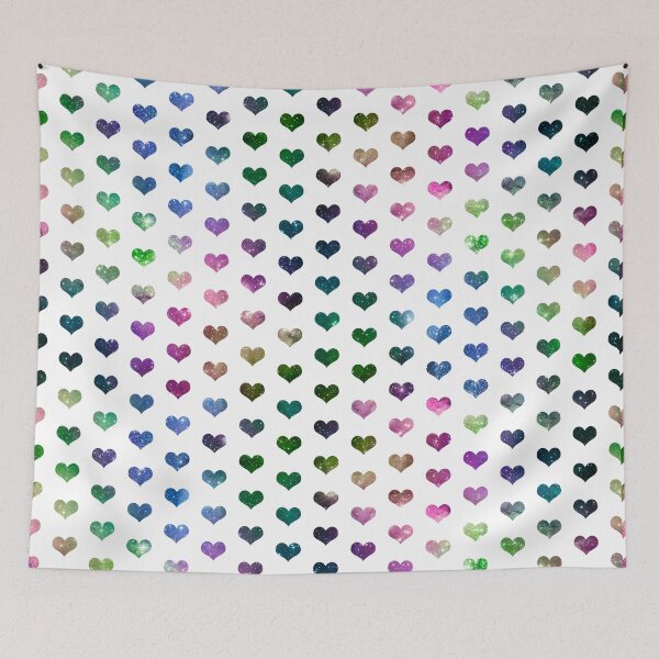 Item preview, Hearts - white background designed and sold by lucy-mac.