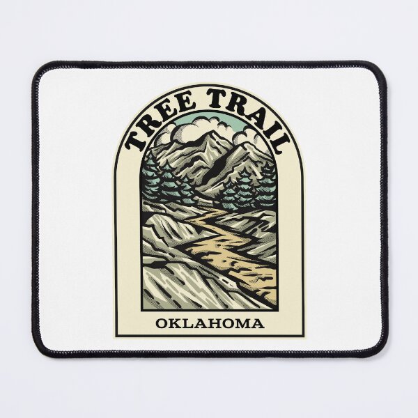 Item preview, Tree Trail Oklahoma hiking backpacking trail designed and sold by HalpinDesign.