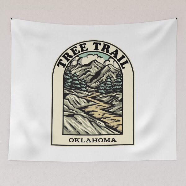 Item preview, Tree Trail Oklahoma hiking backpacking trail designed and sold by HalpinDesign.