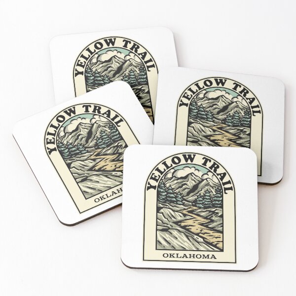 Artikelvorschau, Yellow Trail Oklahoma hiking backpacking trail entworfen und verkauft von HalpinDesign.