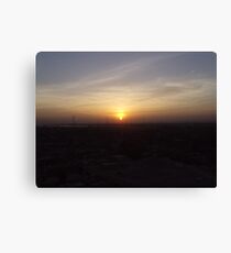 Sunrise over luxor, Egypt! Canvas Print