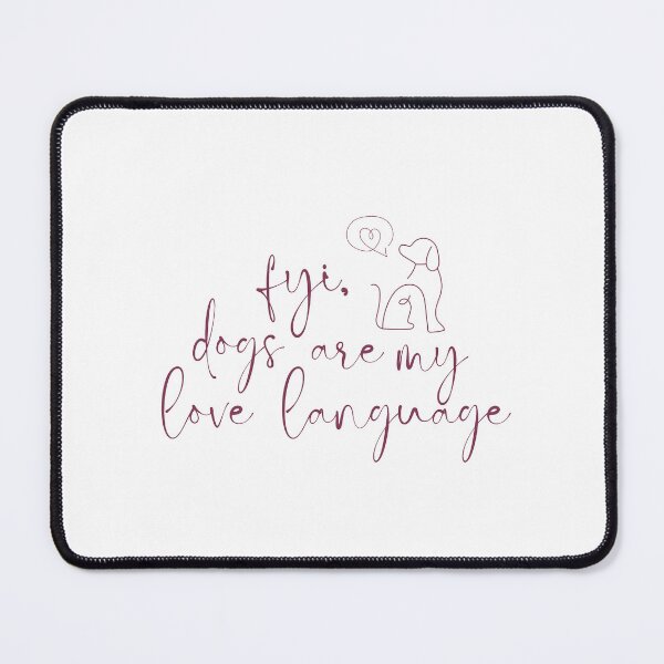 Item preview, dogs are my love language  designed and sold by Crushonnature.
