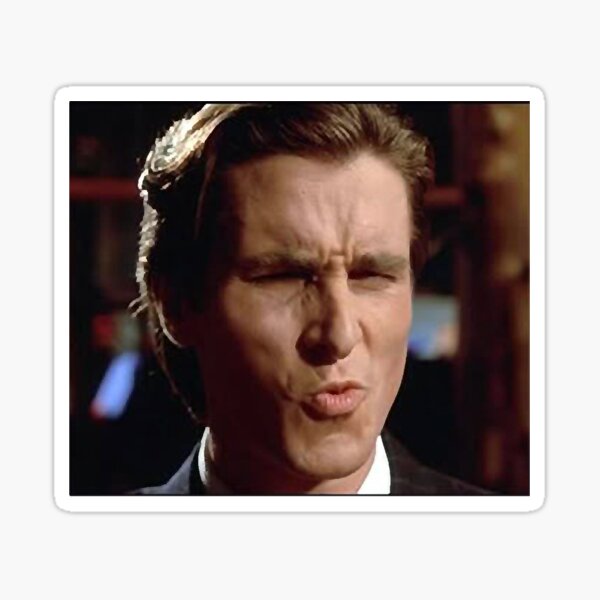 Item preview, Patrick Bateman Oof Nice Meme - American Psycho designed and sold by KDowlatabadi.