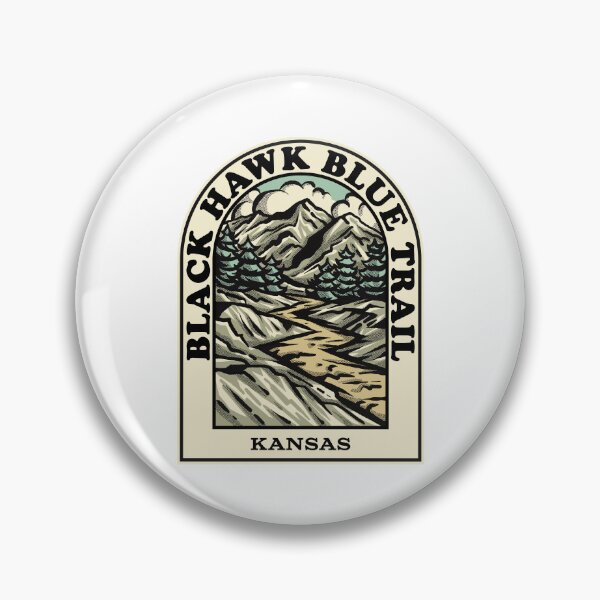 Artikelvorschau, Black Hawk Blue Trail Kansas hiking backpacking trail entworfen und verkauft von HalpinDesign.