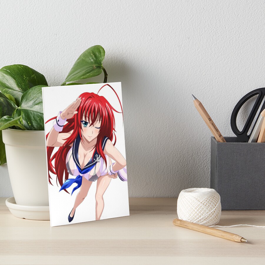 Póster for Sale con la obra «Rias Gremory High School DxD Bellas Artes Anime»  de veysisart | Redbubble