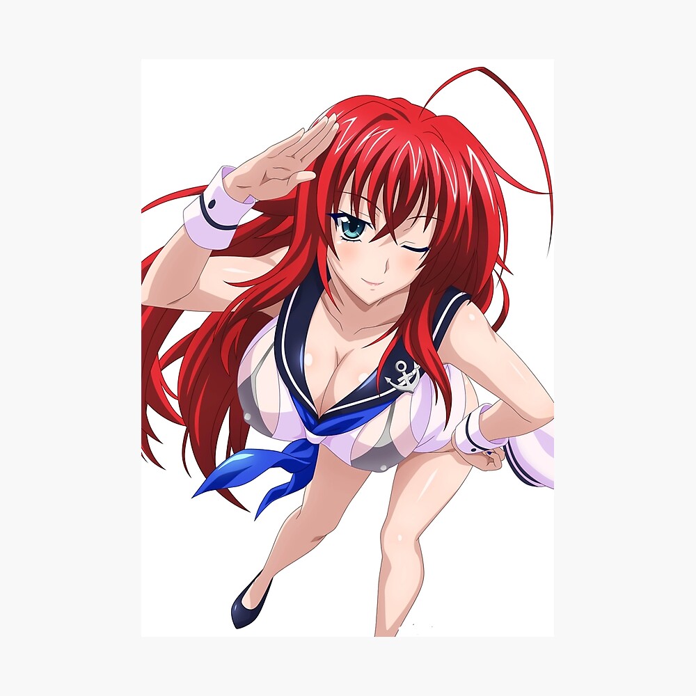 Rias Gremory High School DxD Fine Art Anime