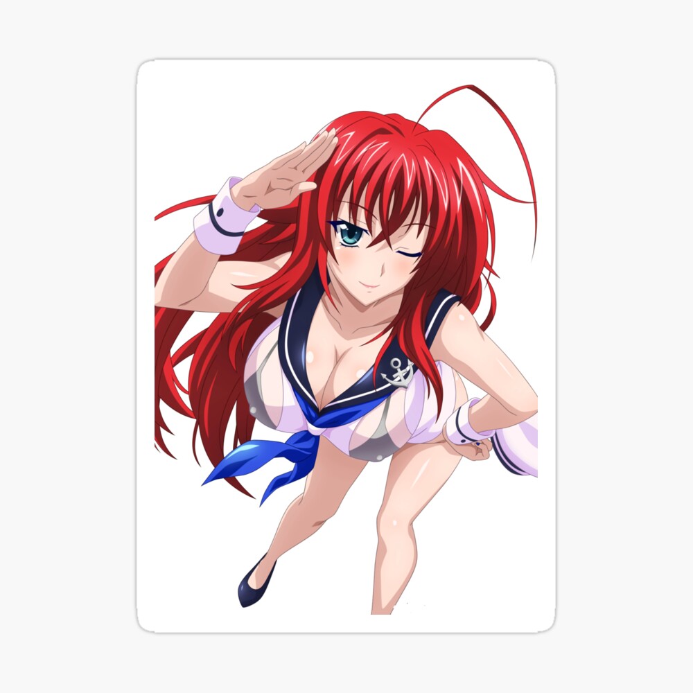 Rias Gremory High School DxD Fine Art Anime