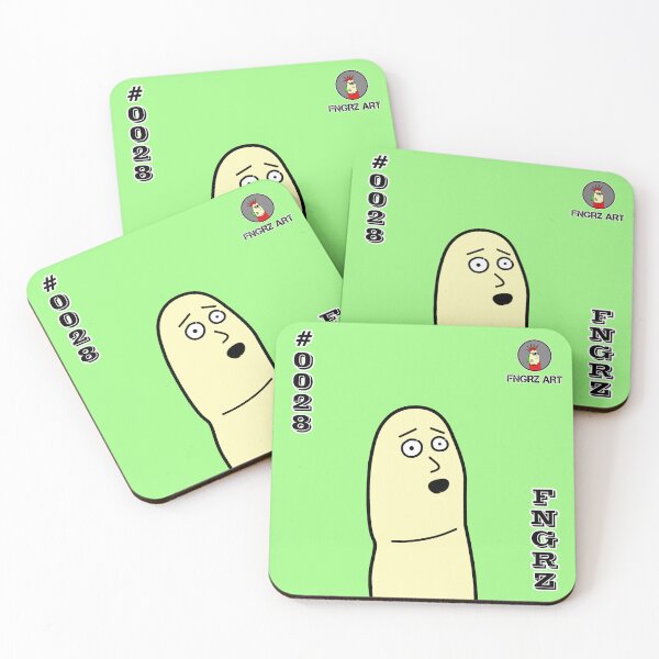 Item preview, FNGRZ - #0028 - cartoon finger art artwork collection designed and sold by PCMUnlimited.