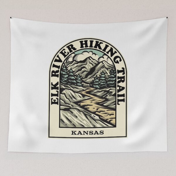 Item preview, Elk River Hiking Trail Kansas hiking backpacking trail designed and sold by HalpinDesign.