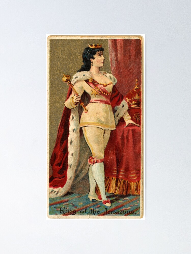 "King of the Amazons Remastered Vintage Artwork from 1887" Poster by