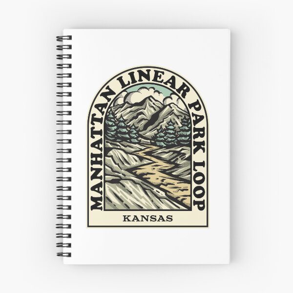 Item preview, Manhattan Linear Park Loop Kansas hiking backpacking trail designed and sold by HalpinDesign.