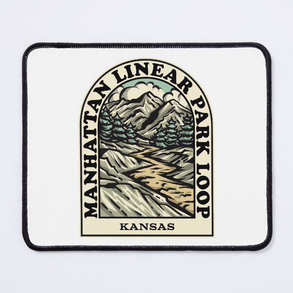 Item preview, Manhattan Linear Park Loop Kansas hiking backpacking trail designed and sold by HalpinDesign.