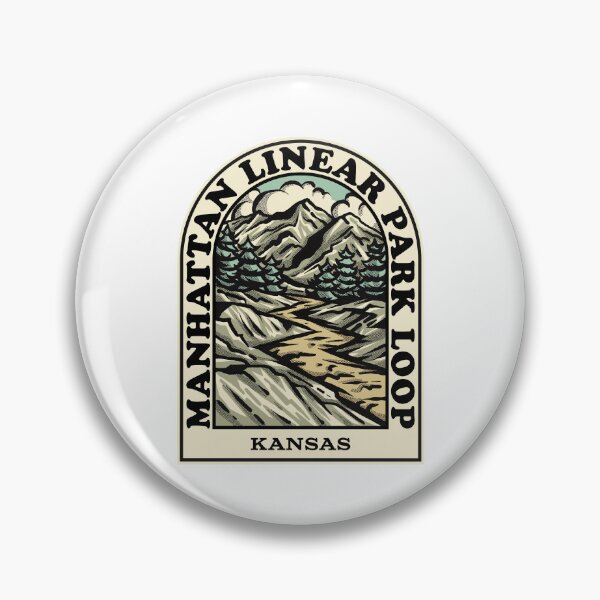 Item preview, Manhattan Linear Park Loop Kansas hiking backpacking trail designed and sold by HalpinDesign.