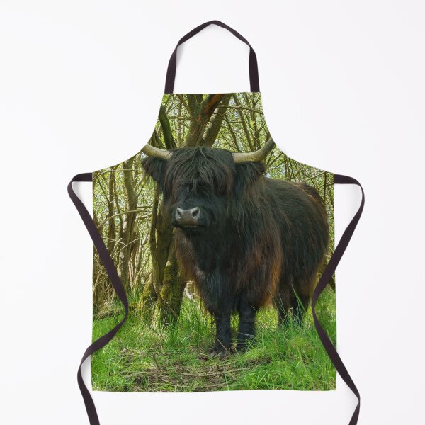 Item preview, Black Highland Cow In The Woods designed and sold by rawshutterbug.