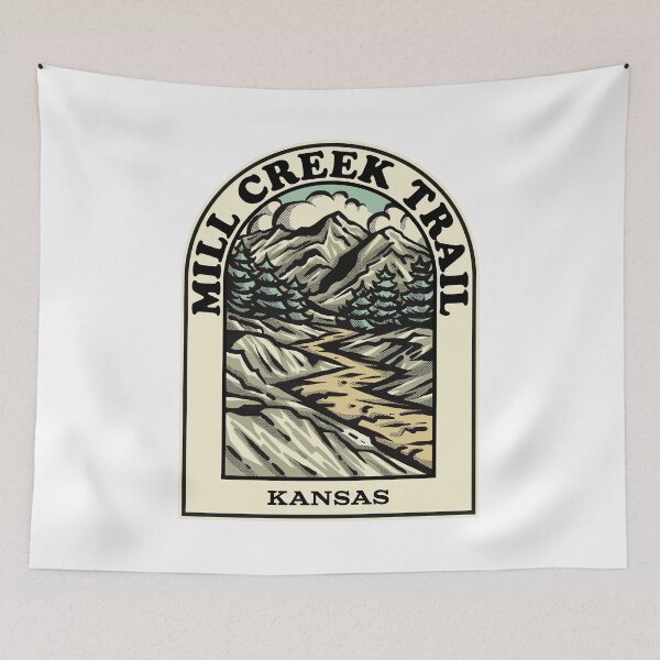 Item preview, Mill Creek Trail Kansas hiking backpacking trail designed and sold by HalpinDesign.
