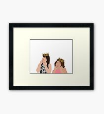 Broad City KWEENS Abbi and Ilana Framed Print