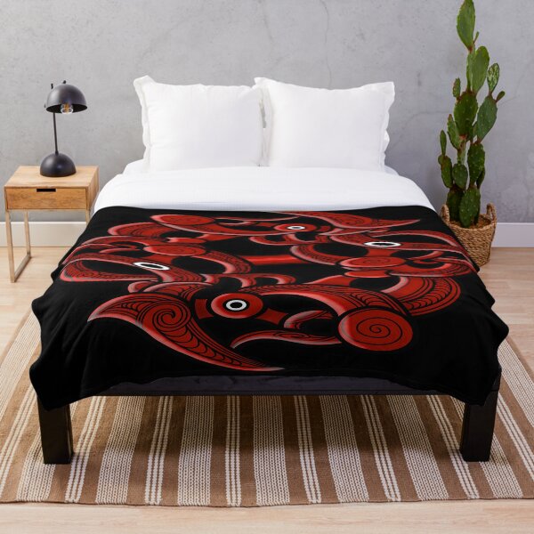Item preview, TNT - MAORI YIN YANG - red designed and sold by TNT-STYLEZ.