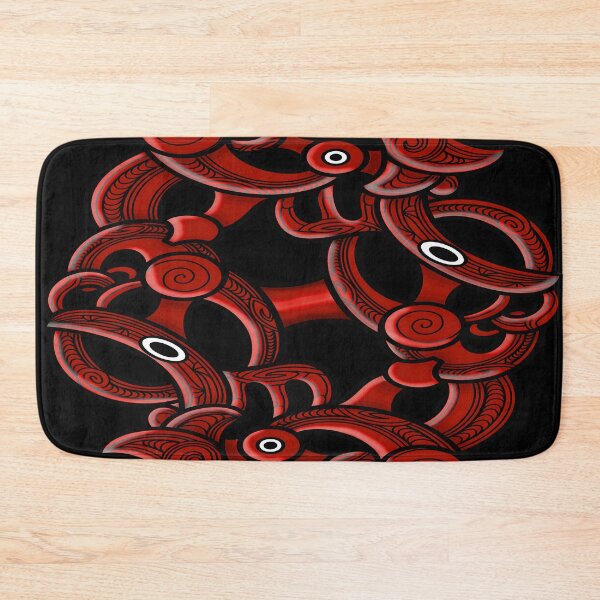 Item preview, TNT - MAORI YIN YANG - red designed and sold by TNT-STYLEZ.