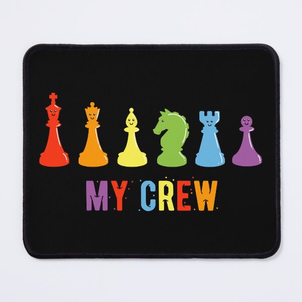 Item preview, My Crew Chess Boardgame Cute Game Color Pieces Gift designed and sold by haselshirt.