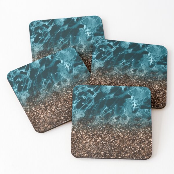 Item preview, Bronze and Turquoise Marble, bronze and aqua teal blue color together, love it. designed and sold by Orianah.