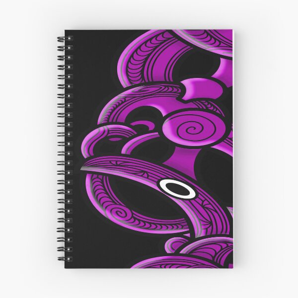Item preview, TNT - MAORI YIN YANG - purple designed and sold by TNT-STYLEZ.