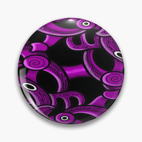 Item preview, TNT - MAORI YIN YANG - purple designed and sold by TNT-STYLEZ.