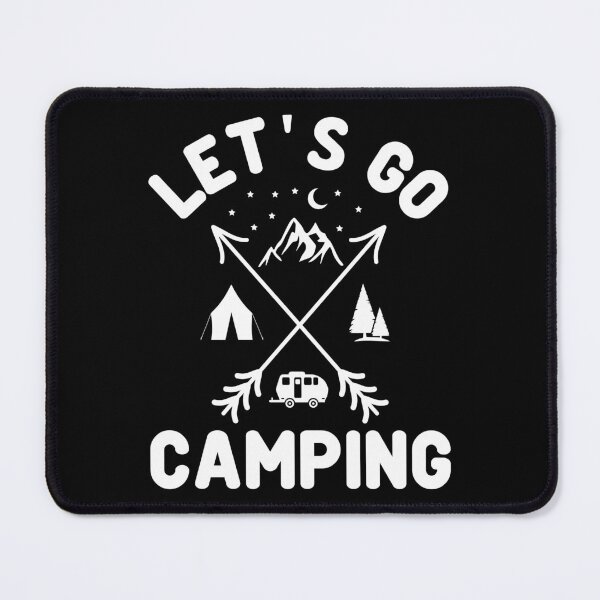 Item preview, Let's Go Camping Outdoor Activity Bonfire Camper Nature designed and sold by haselshirt.