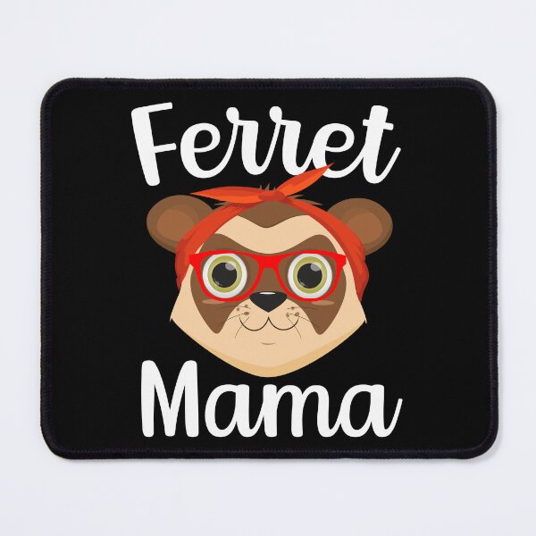 Item preview, Womens Ferret Mama Red Bandanna Funny Weasel designed and sold by haselshirt.
