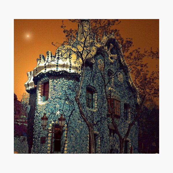 GAUDI BUILDING BARCELONA Photographic Print