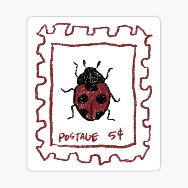 Ladybug Envelope Seals - 1.2 Cute Ladybug Stickers - 144 Stickers