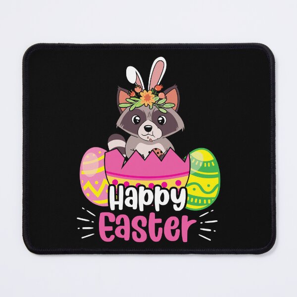 Item preview, Happy Easter Racoon Animal Lover Cute Egg Hunting designed and sold by haselshirt.