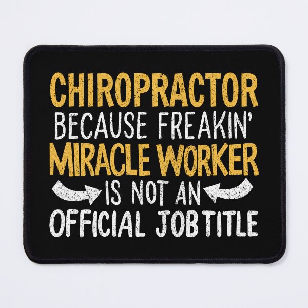 Item preview, Miracle Worker Chiropractor Job Title Work Career designed and sold by haselshirt.