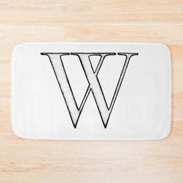 Item preview, Dotart/Dotwork illustration of Letter W designed and sold by MagnetitaBySil.