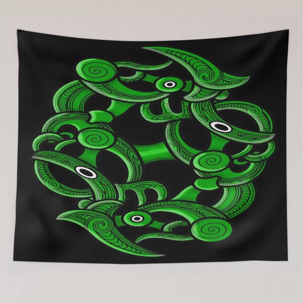Item preview, TNT - MAORI YIN YANG - green designed and sold by TNT-STYLEZ.