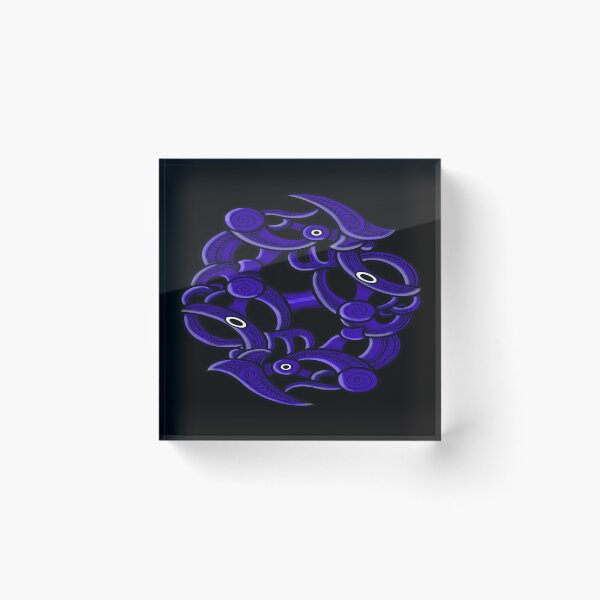 Item preview, TNT - MAORI YIN YANG - blue designed and sold by TNT-STYLEZ.