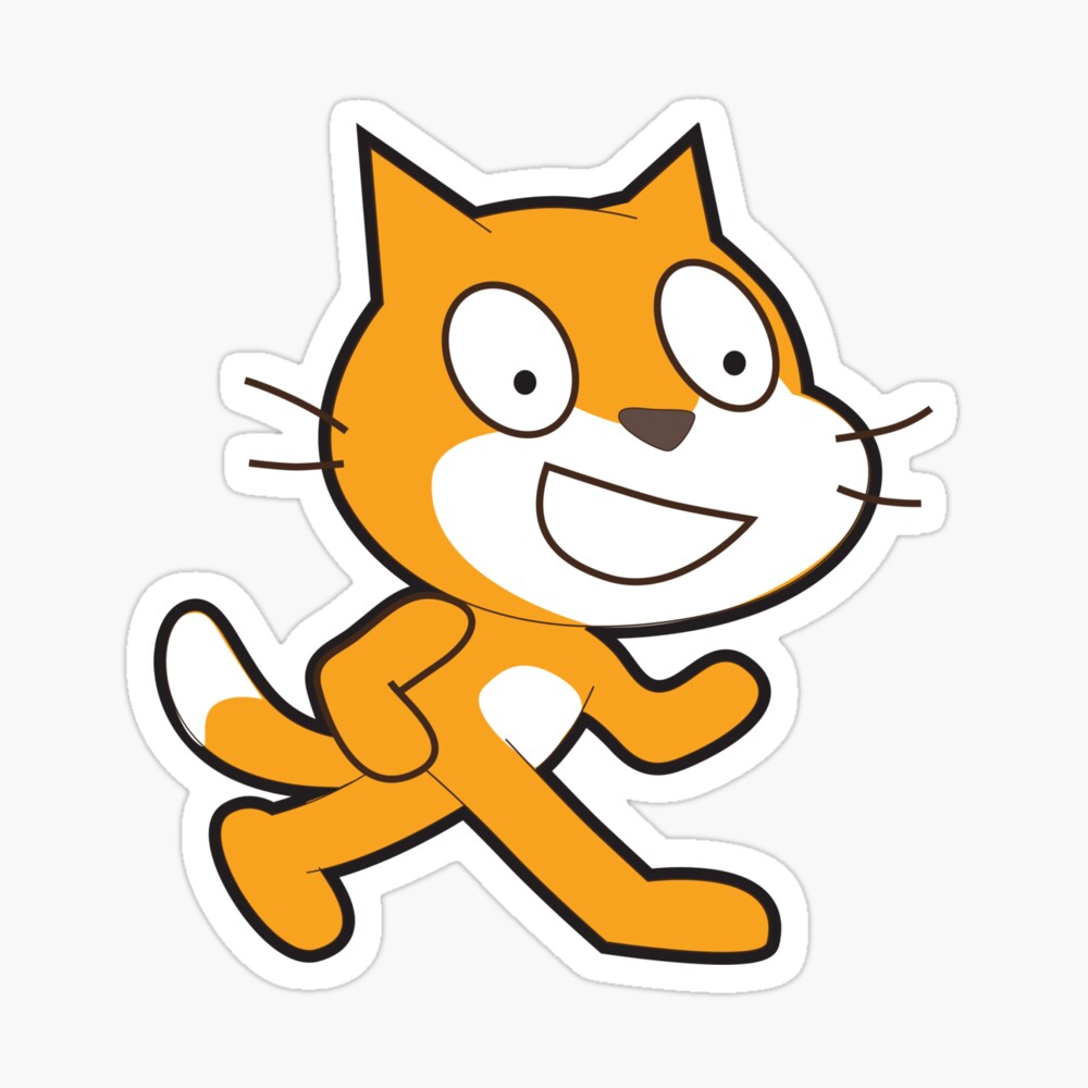 scratch cat logo Photographic Print by yourgeekside | Redbubble