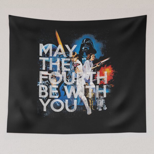Item preview, May The Fourth Be With You Vintage Movie Poster designed and sold by CrystalHaynes.