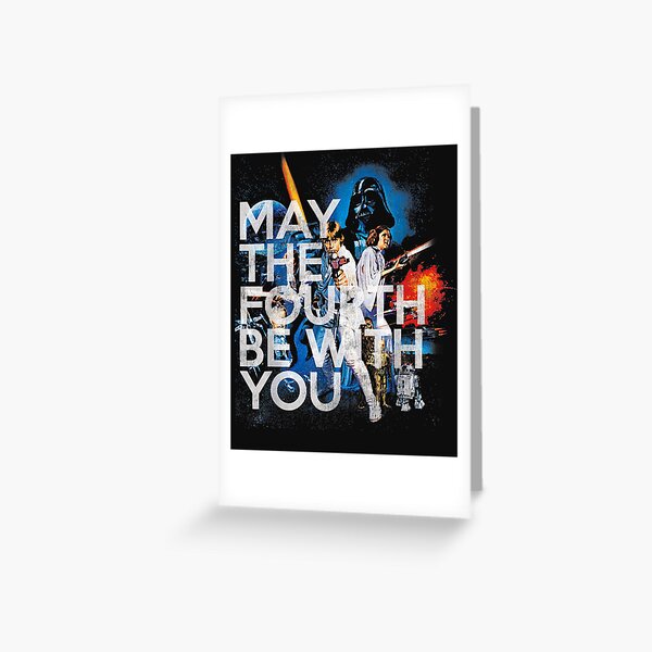 Item preview, May The Fourth Be With You Vintage Movie Poster designed and sold by CrystalHaynes.