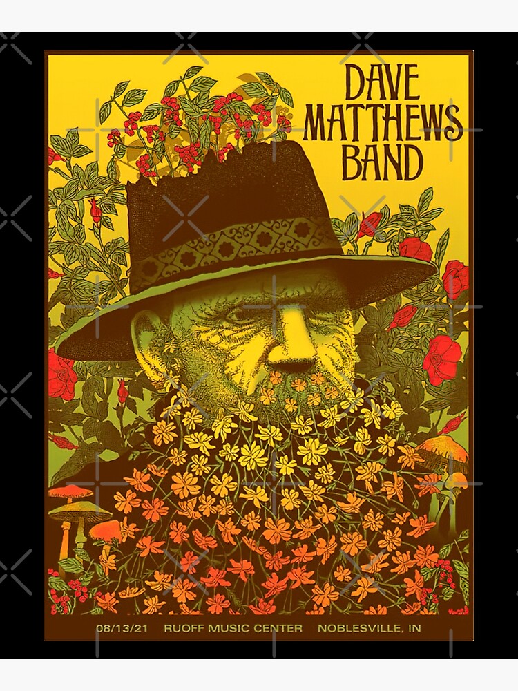 "DMB Show Poster Noblesville, IN" Poster for Sale by Mattieunique