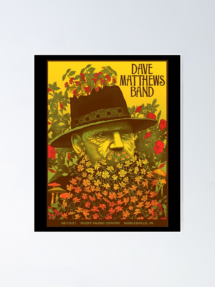 "DMB Show Poster Noblesville, IN" Poster for Sale by Mattieunique