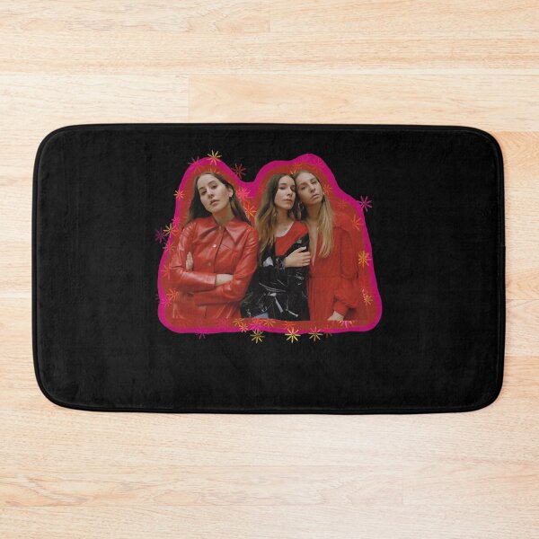 Item preview, American Pop Rock Band Including 3 Branches Haim The Band Red Pink Cute Flowers Sisters Cool Graphic designed and sold by FerminFeil.