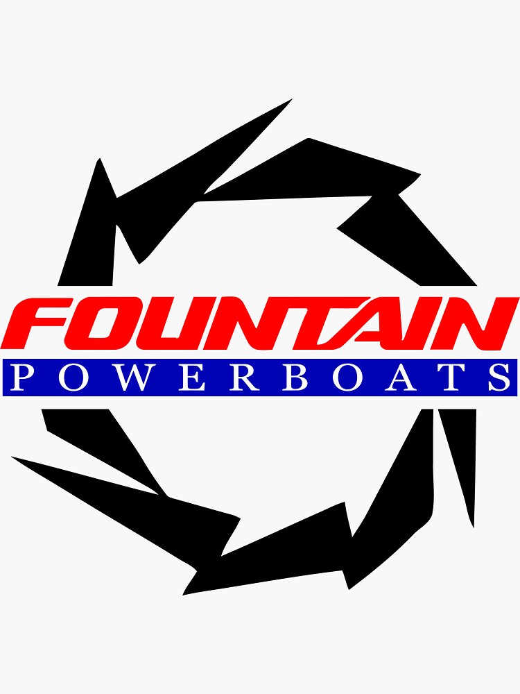 fountain powerboat stickers