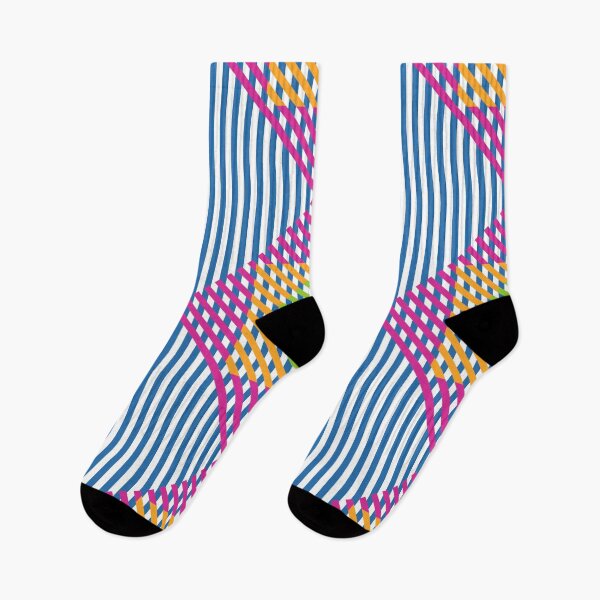 Item preview, Vertical Blue And White Striped, puprple, yellow and green striped designed and sold by Demna-S.
