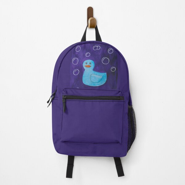 Item preview, Light Blue Rubber Duckie Painting designed and sold by Caseymakesart.