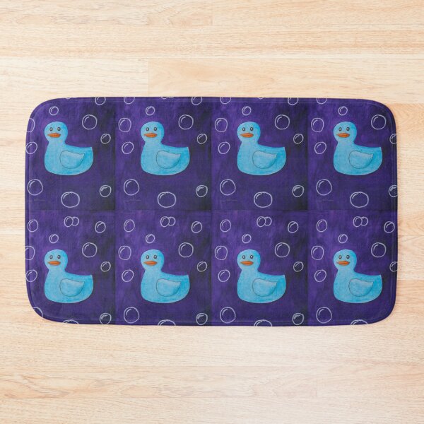 Item preview, Light Blue Rubber Duckie Painting designed and sold by Caseymakesart.