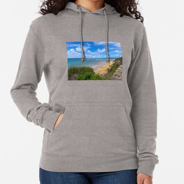 Point Lonsdale Pier and the Rip Lightweight Hoodie